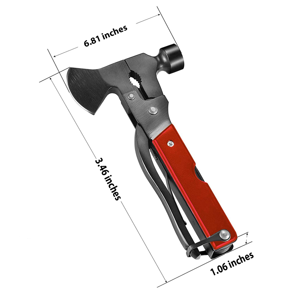 Yukon Multi-Tool Hammer Axe With Nylon Pouch 2