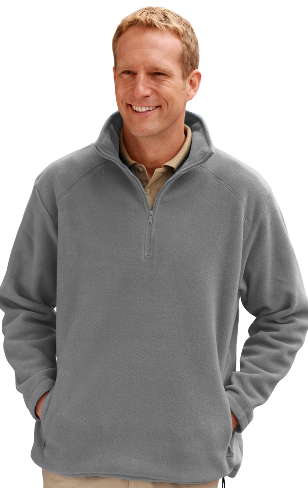 Adult Micro Fleece Zip Pullover 65