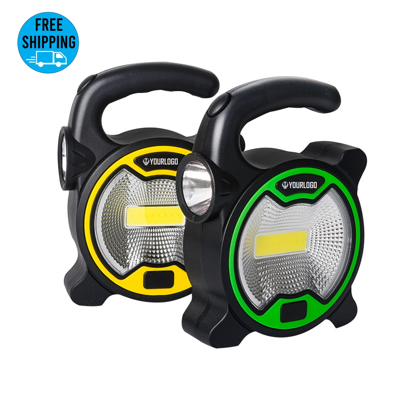 Dual beam LED work light with COB light 3