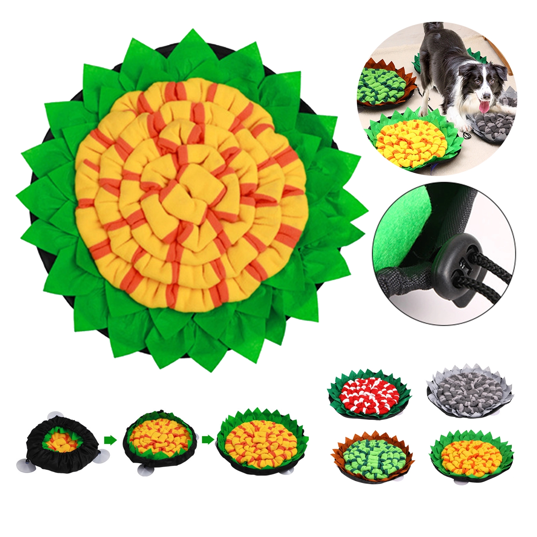Dog Snuffle Mat Foraging for Feeding Puzzle Toys 2