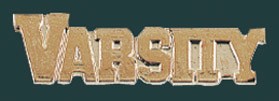 Varsity Metal Chenille Letter Insignia Pin 2