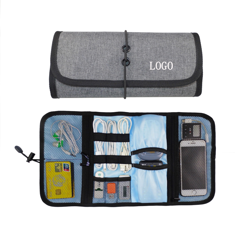 Storage Cable Organizer W/Elastic Cord Clip 2