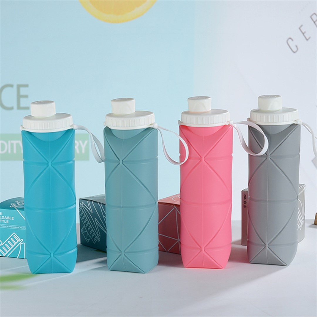 Silicone Foldable Travel Water Bottle 2