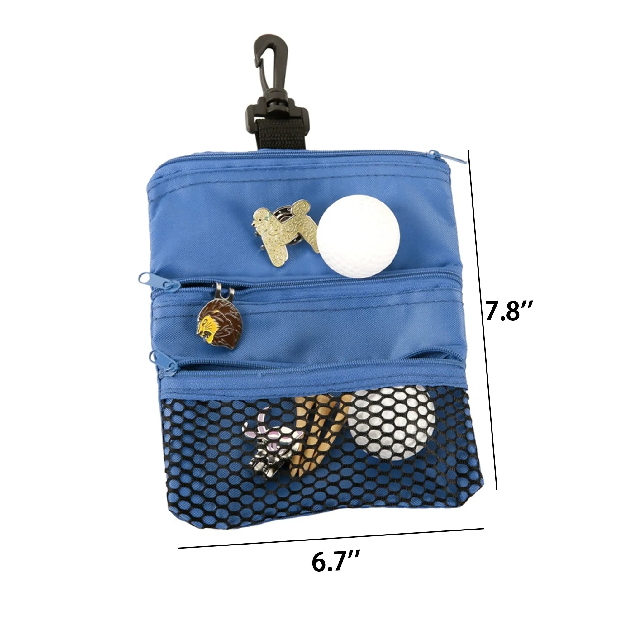 Golf Ball Bag with Clip 8