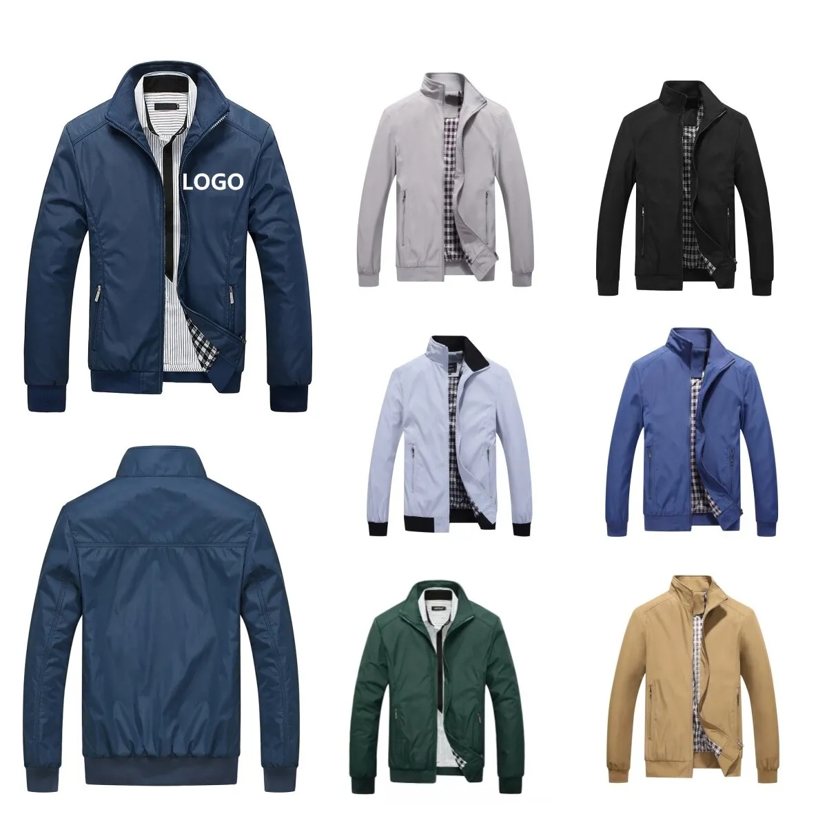 Jackets For Mens Stand Collar 9