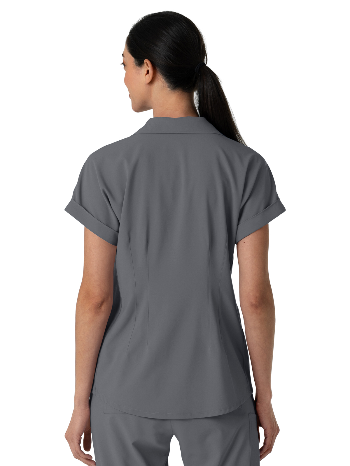 Wink - Renew - Women's Two-Pocket Flex-n-Reach Collared Top 12