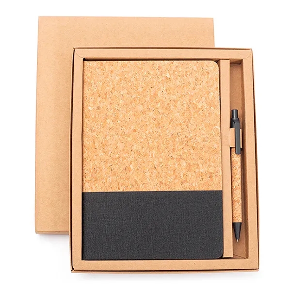 Cork Notebook & Pen Gifts set 7