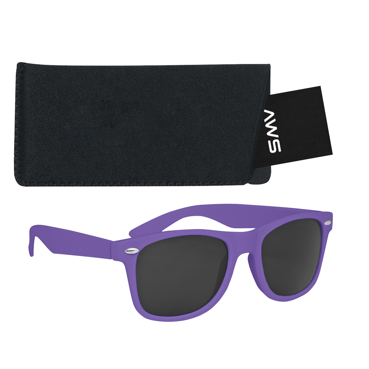 Aws Velvet Touch Malibu Sunglasses With Pouch & Hang Tag 8