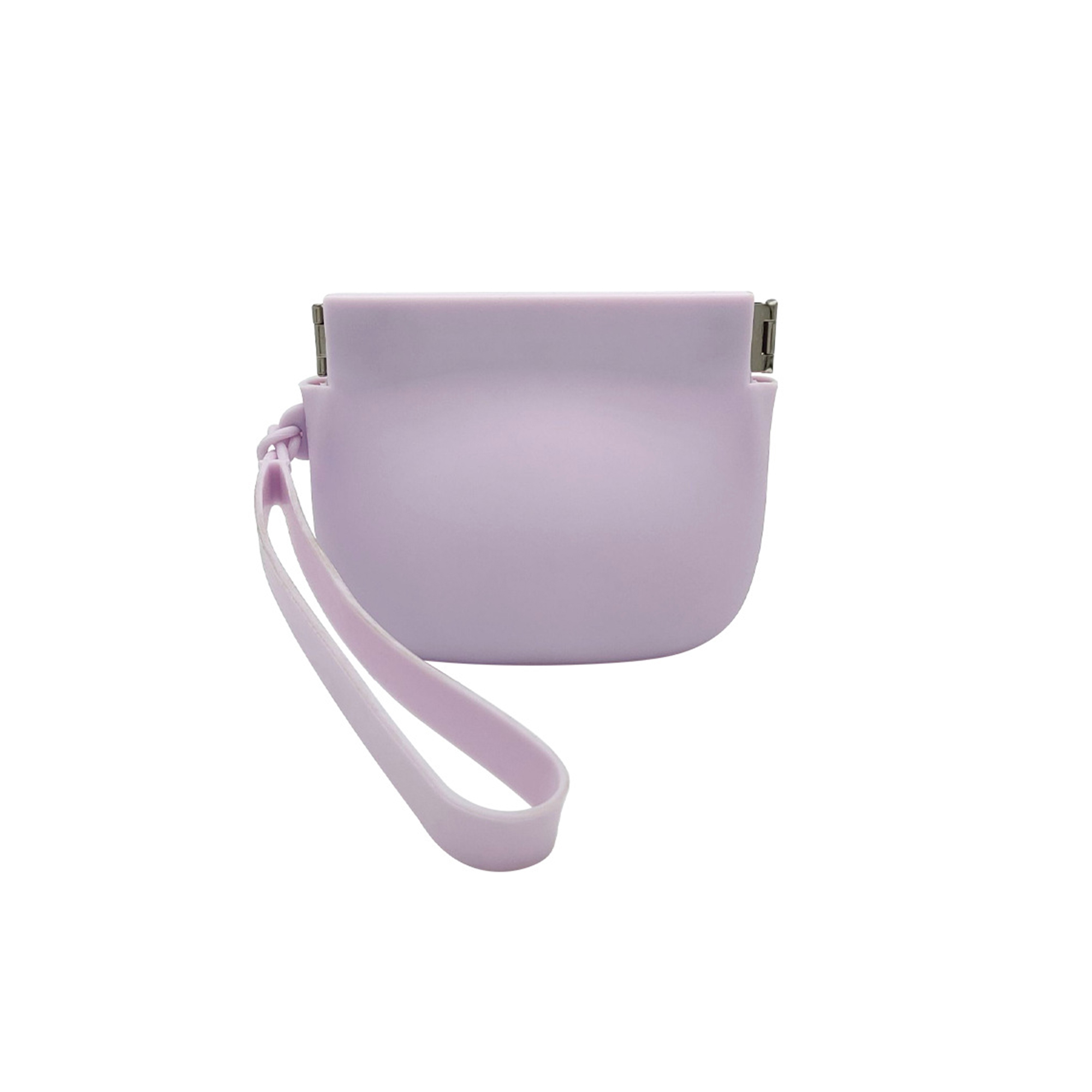 Silicone Coin Pouch With Self Closing Mouth 5.9" x 3.74" 3