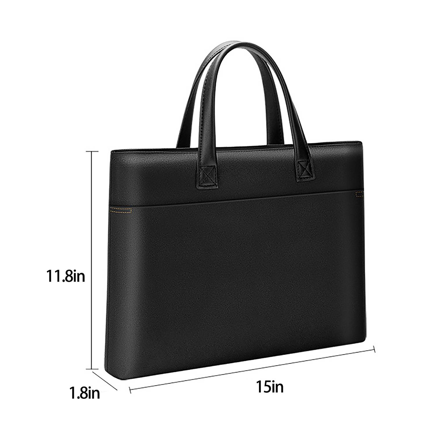 Large Capacity Waterproof Canvas Briefcase W/ Zipper 1