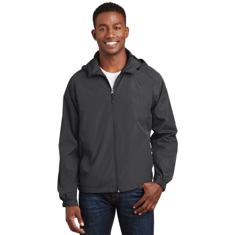 Sport-Tek Hooded Raglan Jacket. 13
