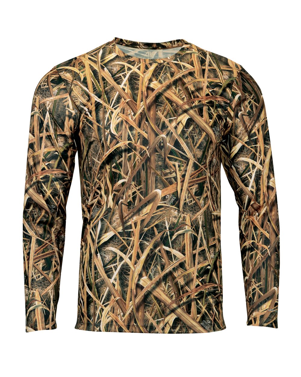 Men's Oxford Performance Camo Print Long Sleeve T-Shirt - 237 10