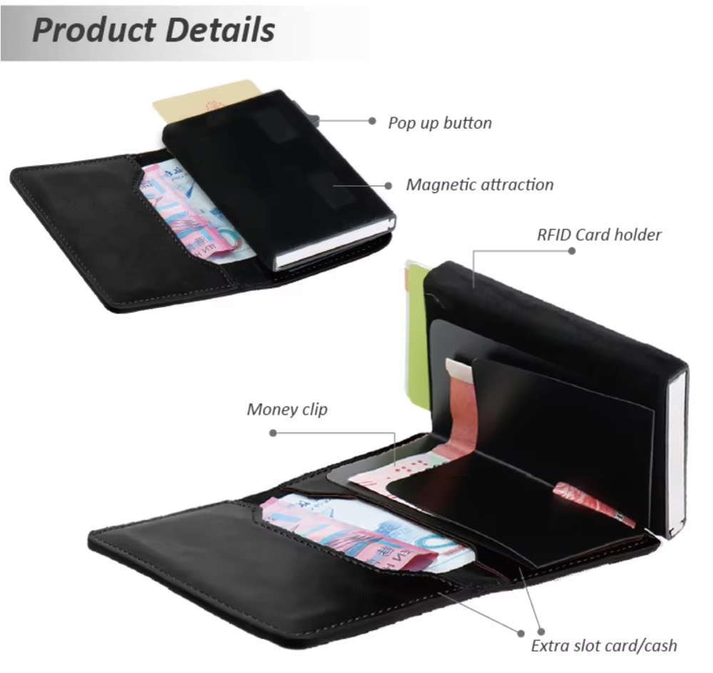 Front Pocket Wireless Tag Wallet 4