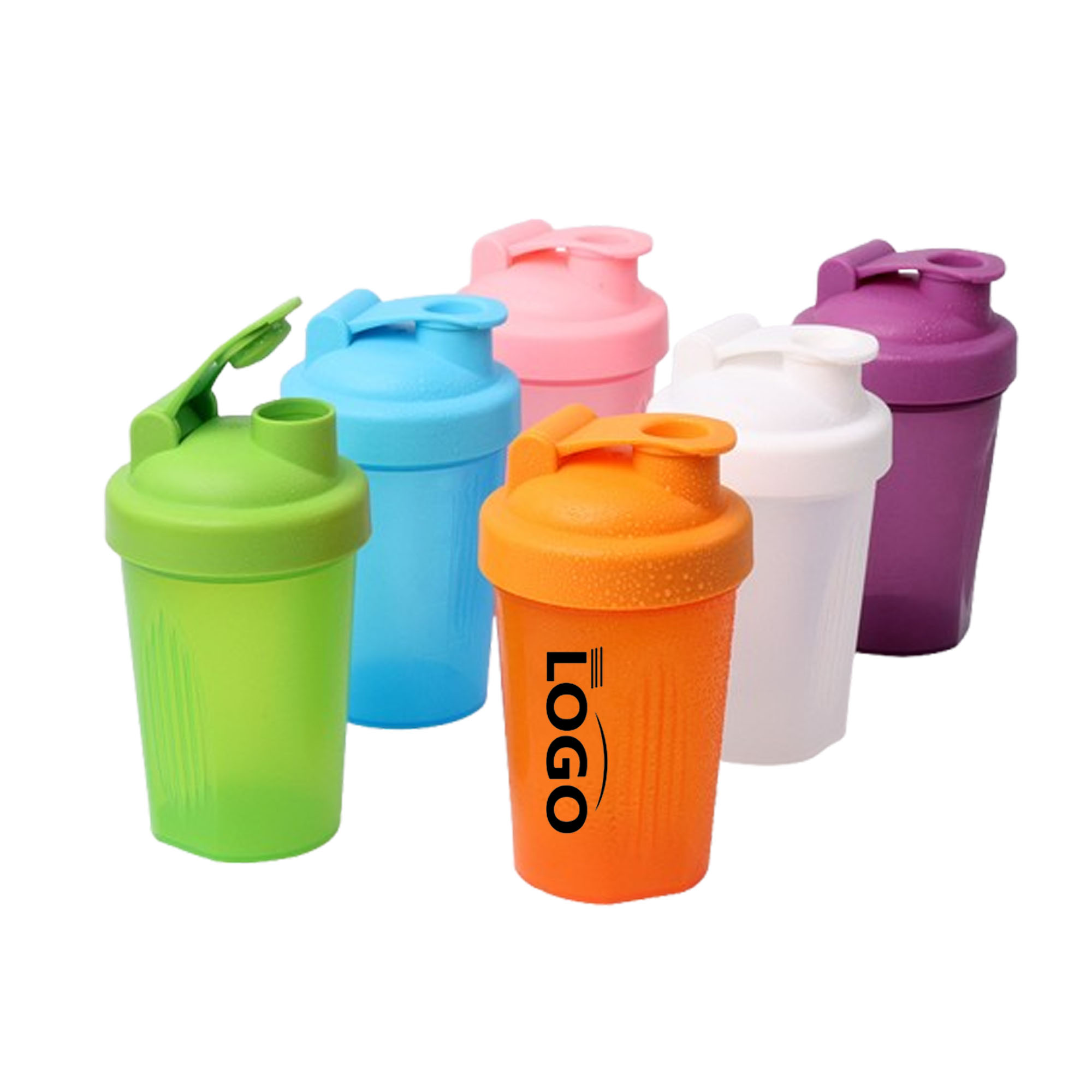 Customizable 14oz Sport Water Cup Protein Cup With Ball 2