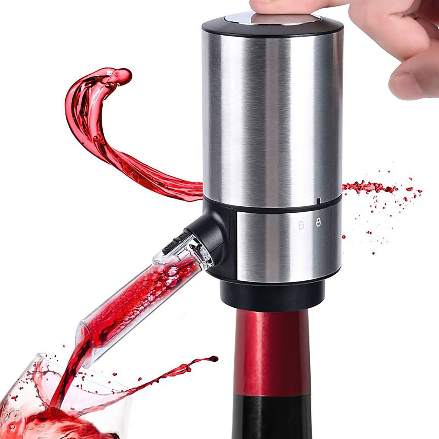 Smart Electric Wine Aerator with Retractable Tube 2