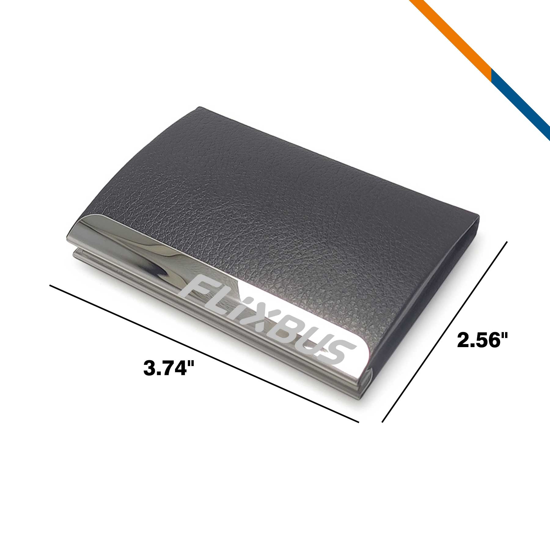 Agre Curved Leather Business Card Case 5