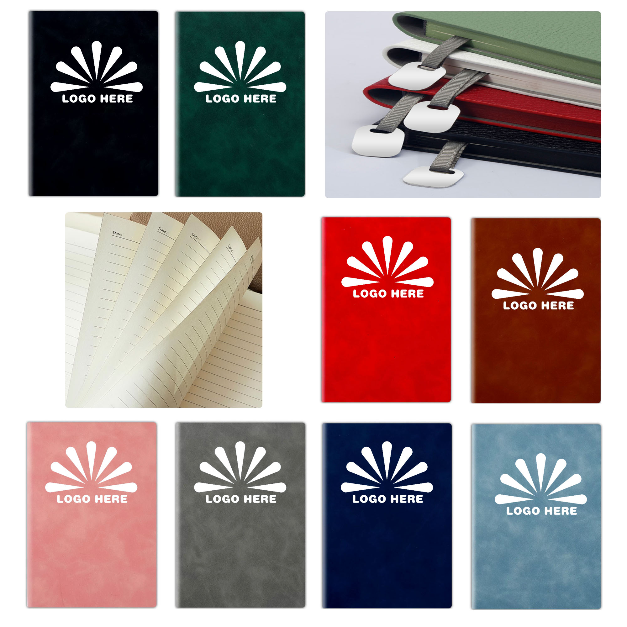 MOQ50 Simulated Leather Business Notebook 2