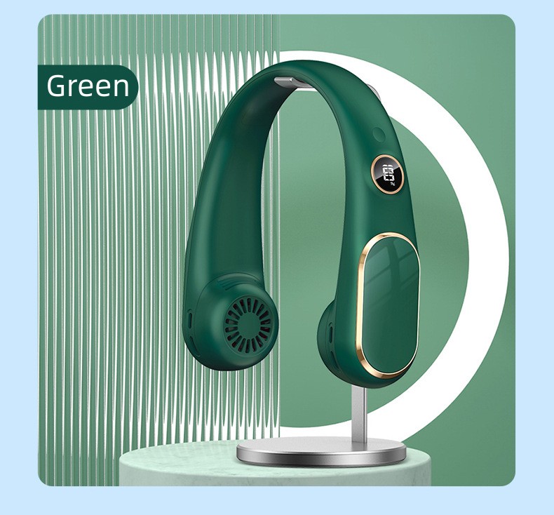 Rechargeable Battery Fan that Hangs Around the Neck 3
