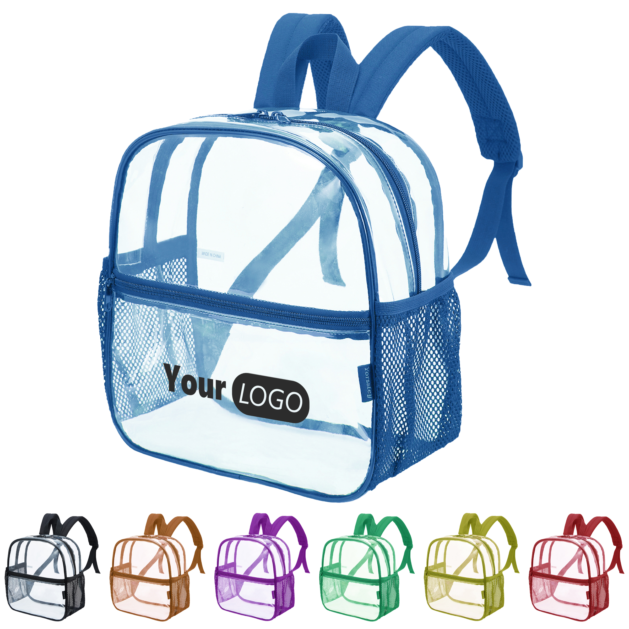 Pvc Custom Clear Backpack For Safety And Style 2