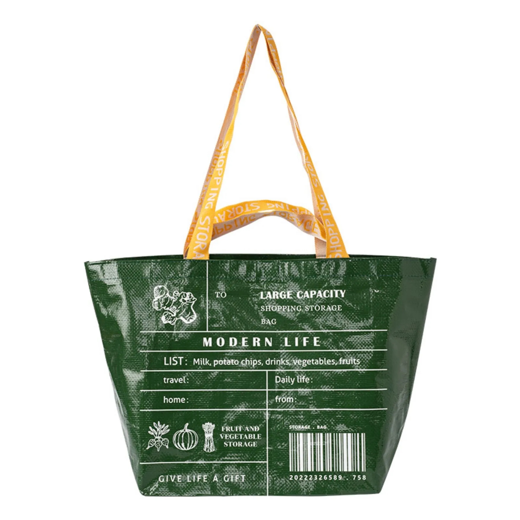 Reusable Printed Nylon Bag For Shopping 2
