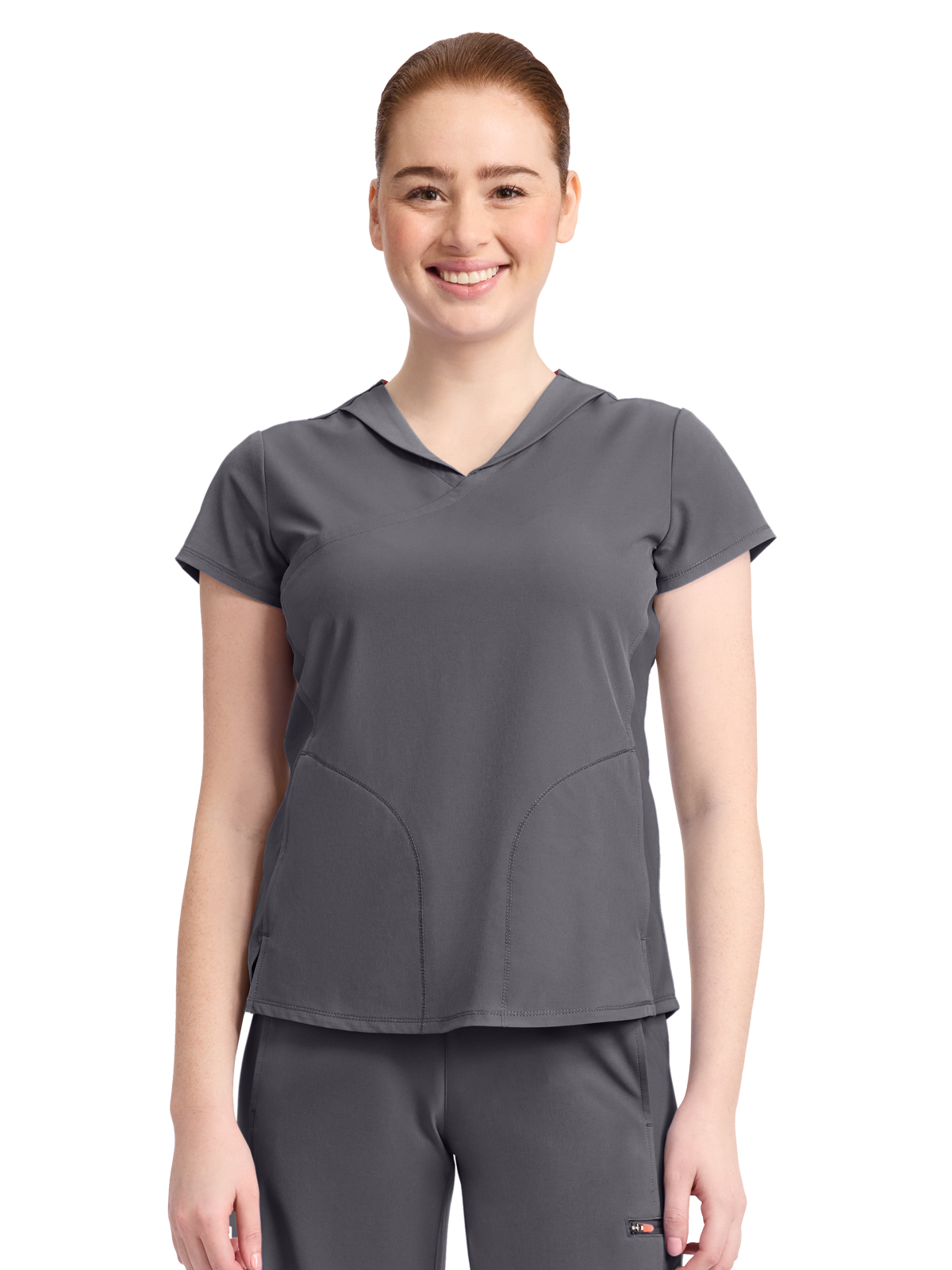 Infinity GNR8 - Women's 2-Pocket Mock-Wrap V-Neck Top 15