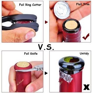 U Shaped Wine Bottle Foil Cutter With Dual Blades 11