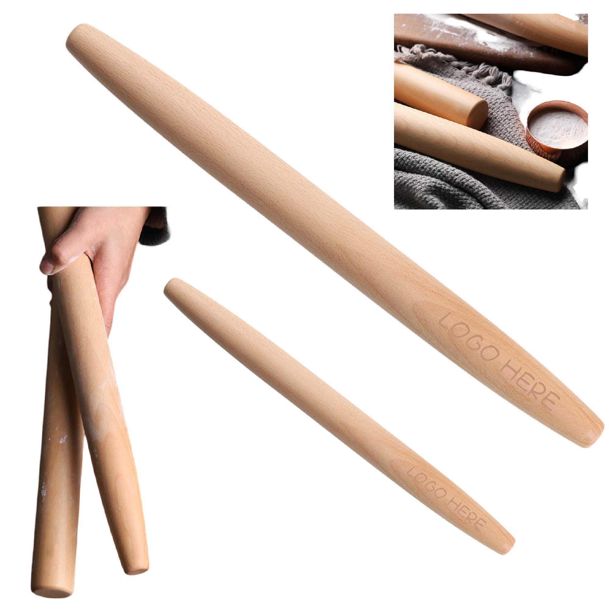 Wooden Rolling Pin 2