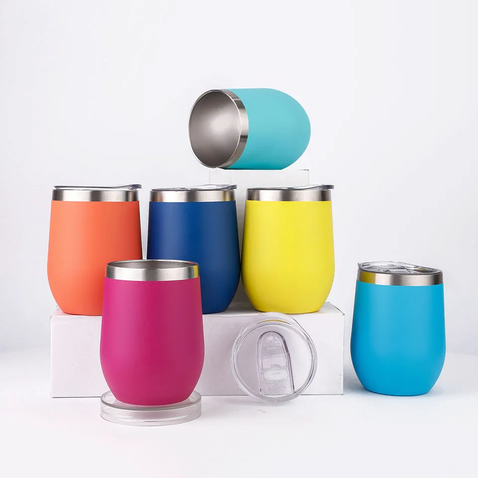Eco-friendly 12 oz Stainless Steel Drinking Cups 2