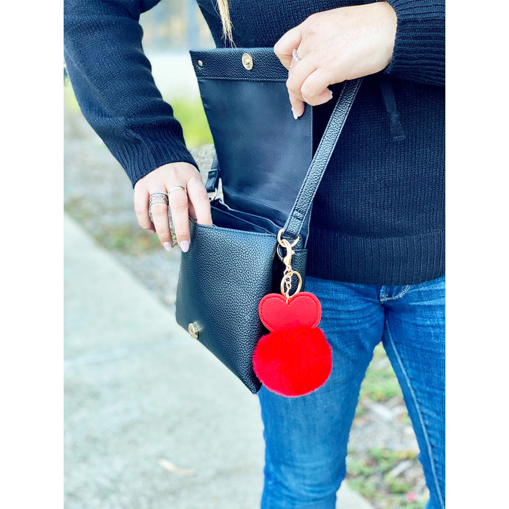 Heart Super Plush Keyring 6