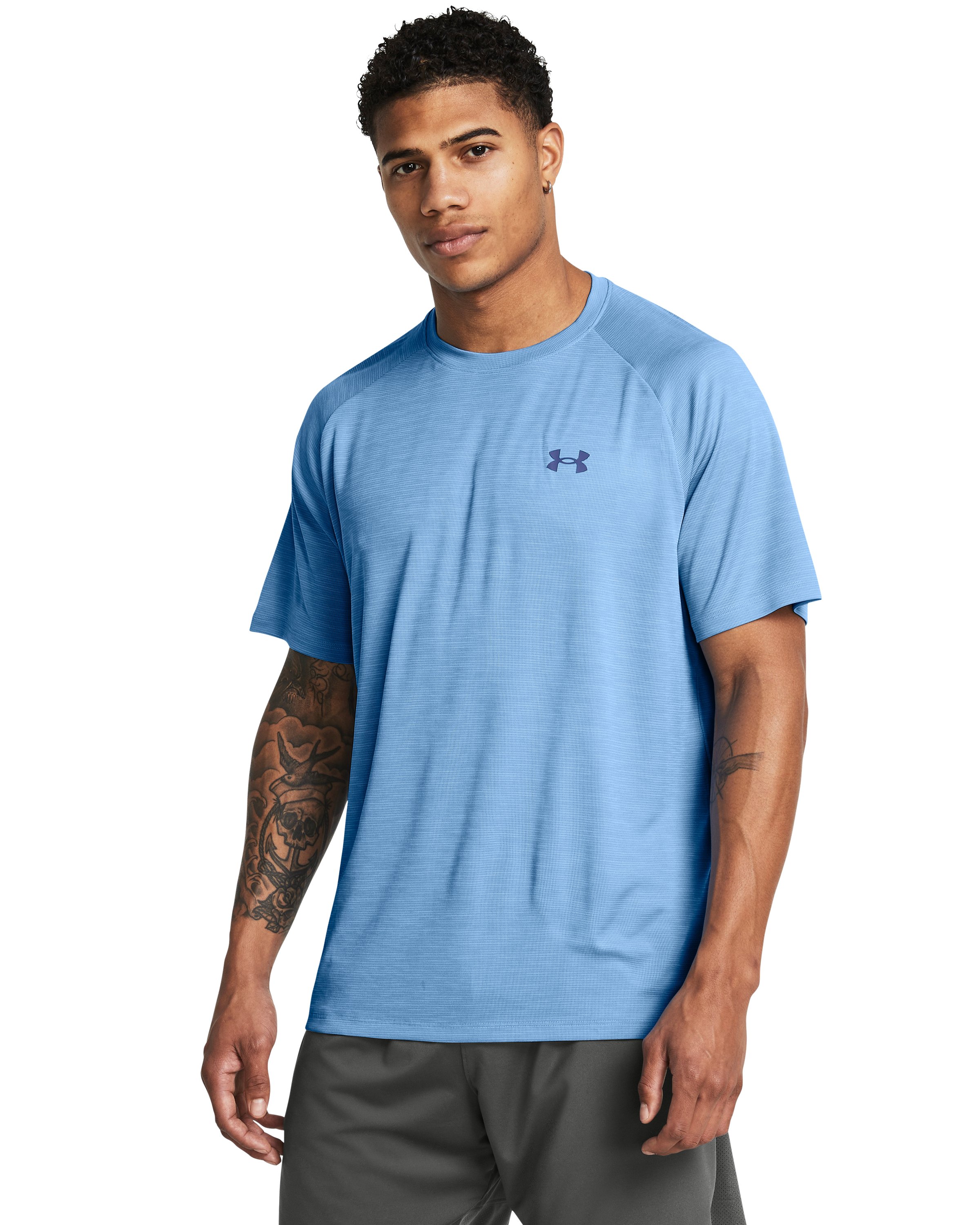 UA Tech Textured Men's Short Sleeve 5
