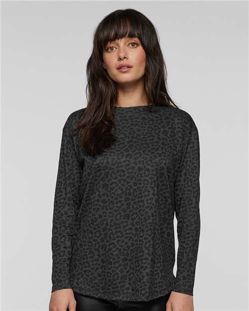 Women's Fine Jersey Long Sleeve Tee - 3508 7