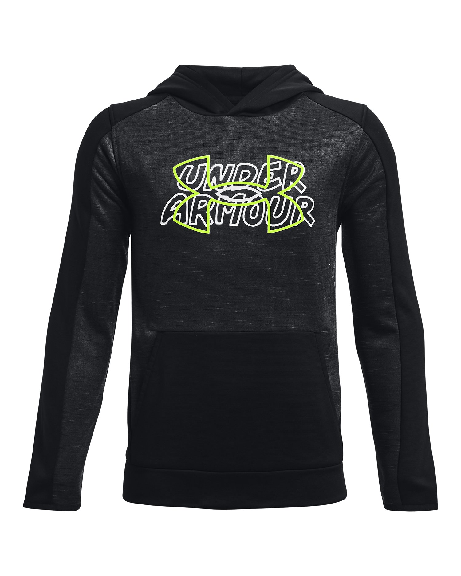 Boys' Armour Fleece Wordmark Hoodie 3