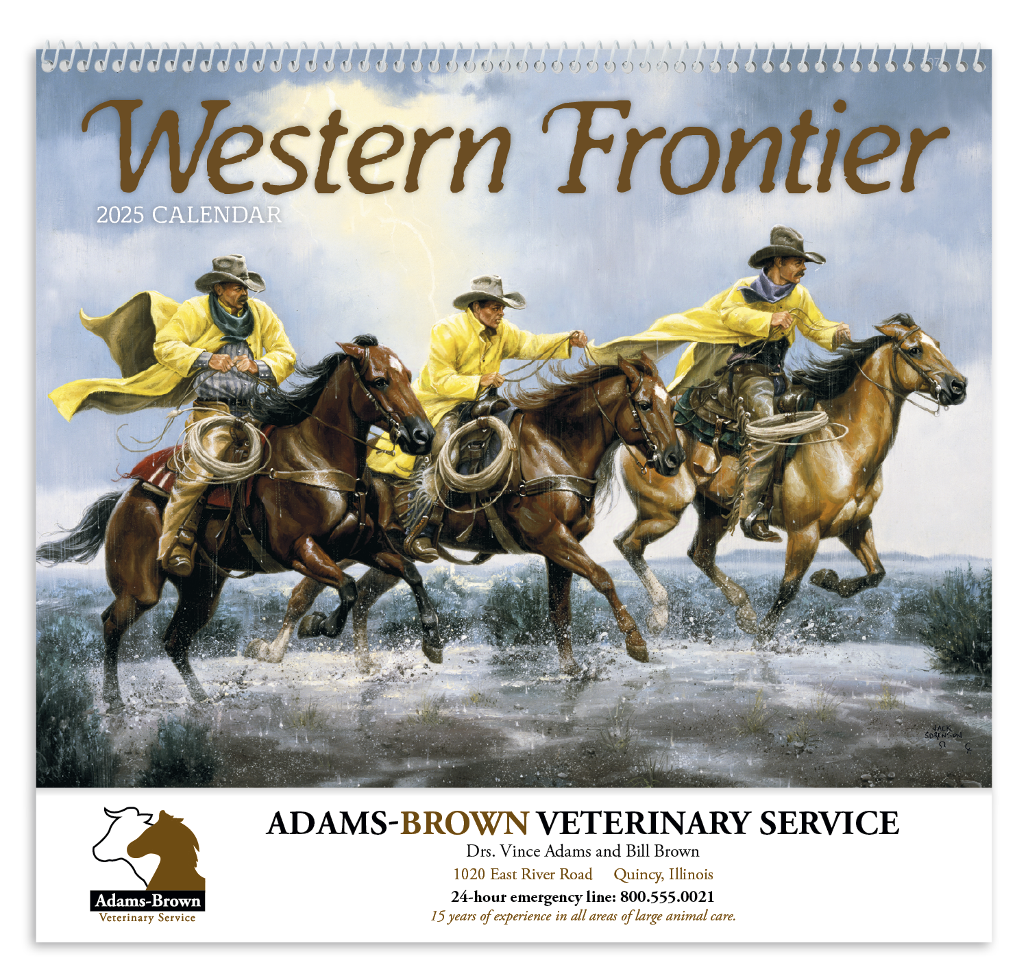 Good Value™ Western Frontier - Spiral Calendar 30