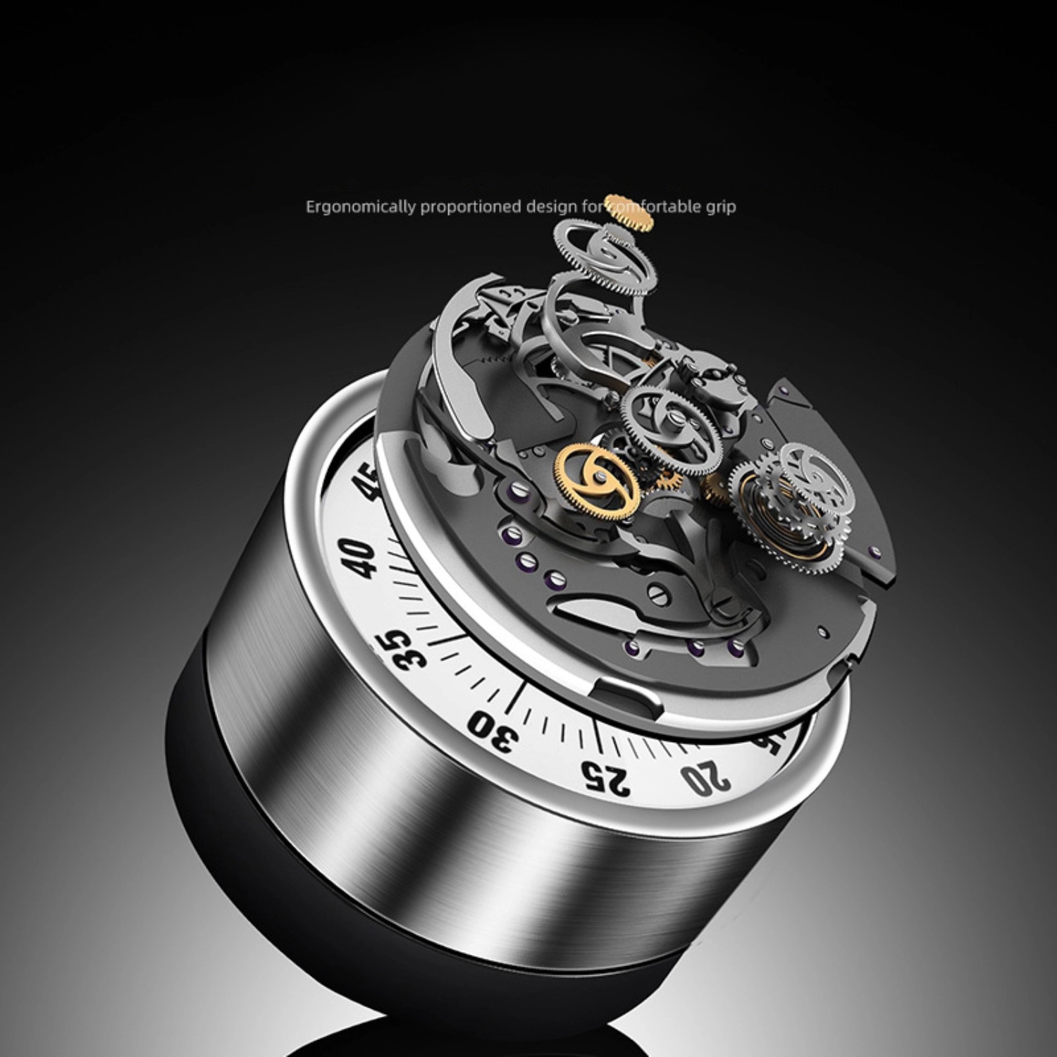 Mechanical Magnetic Stainless Steel Timer 60 Mins Countdown 4