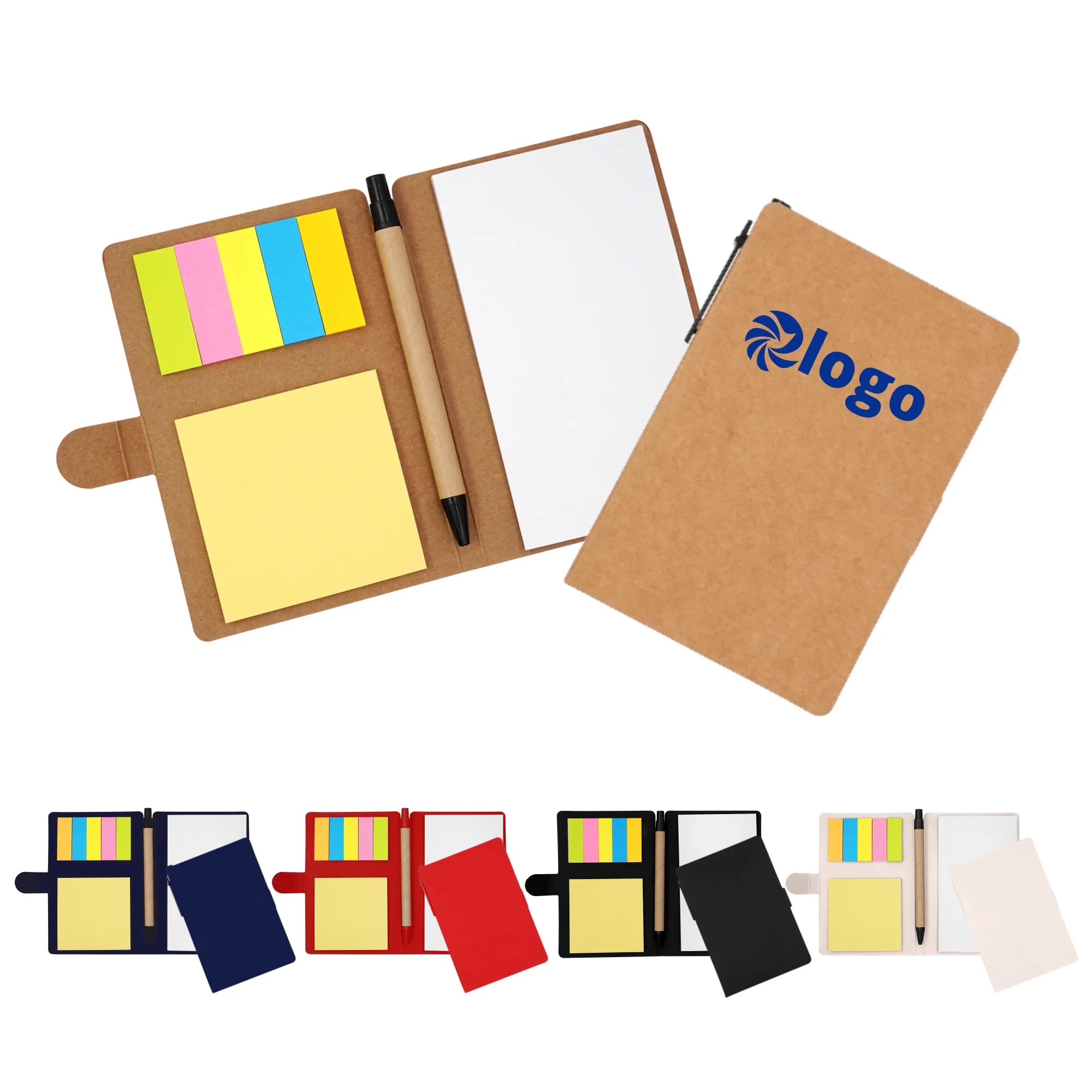 Sticky Note Book With Ballpoint Pen MOQ50