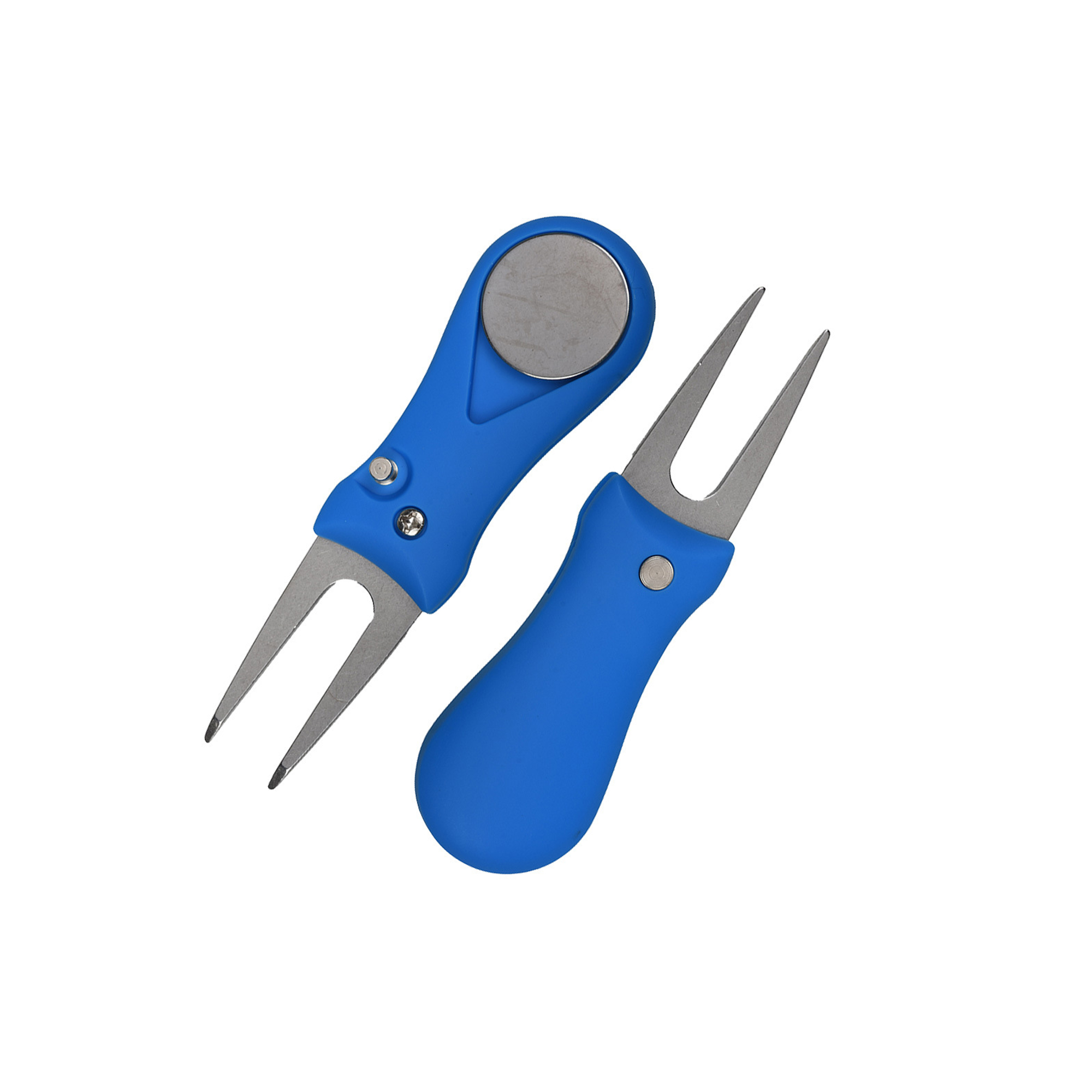 Foldable Golf Divot Tool With Magnetic Ball Marker 2.8" 8