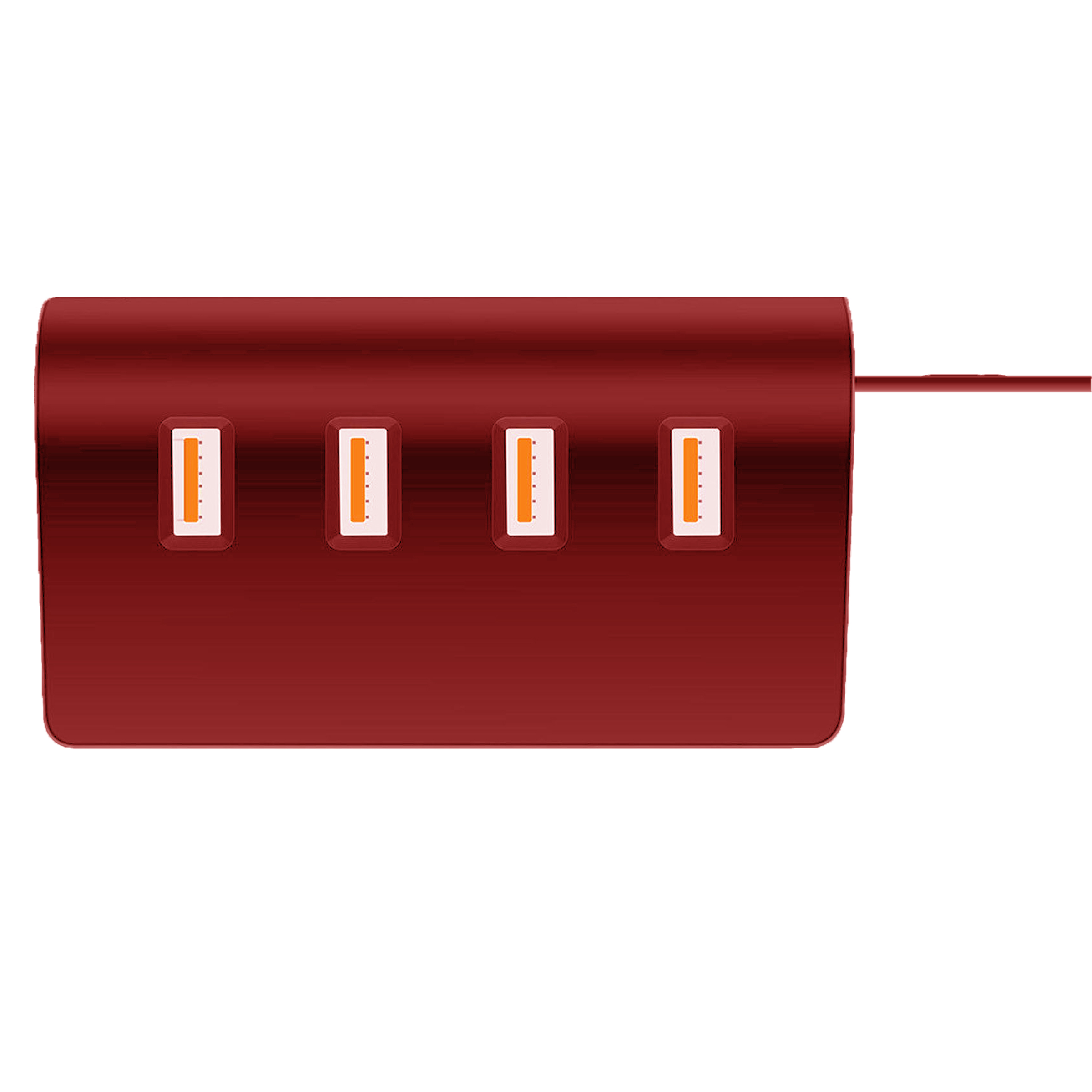 Aluminum Alloy Compact Usb 3.0 Hub With 4 Ports And High-Speed Connectivity 5