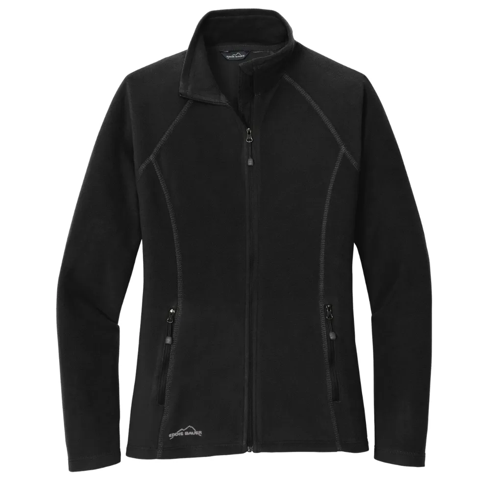 Eddie Bauer(R) Women's Full-Zip Microfleece Jacket, custom jacket with logo imprint 2