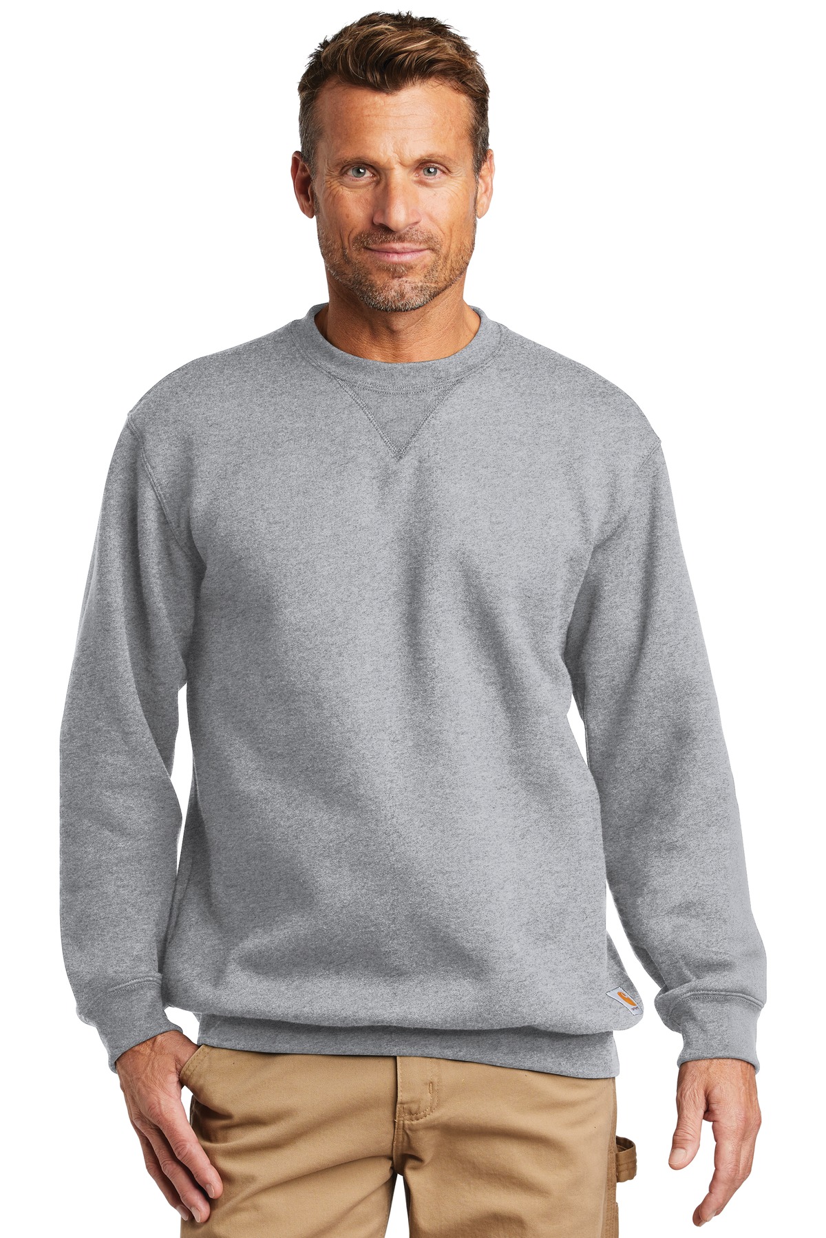 Carhartt Midweight Crewneck Sweatshirt. CTK124, custom hoodie or sweatshirt with logo imprint 23
