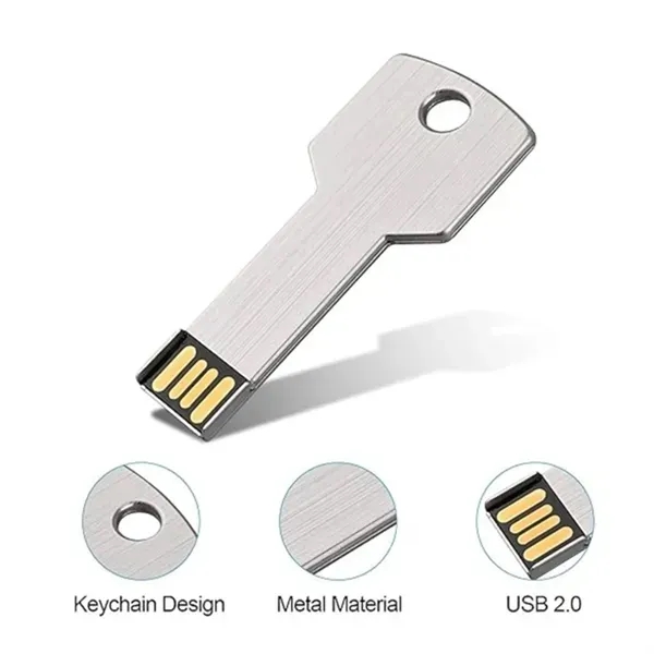 32GB Metal Keychain USB Flash Drive - Creative Design 11