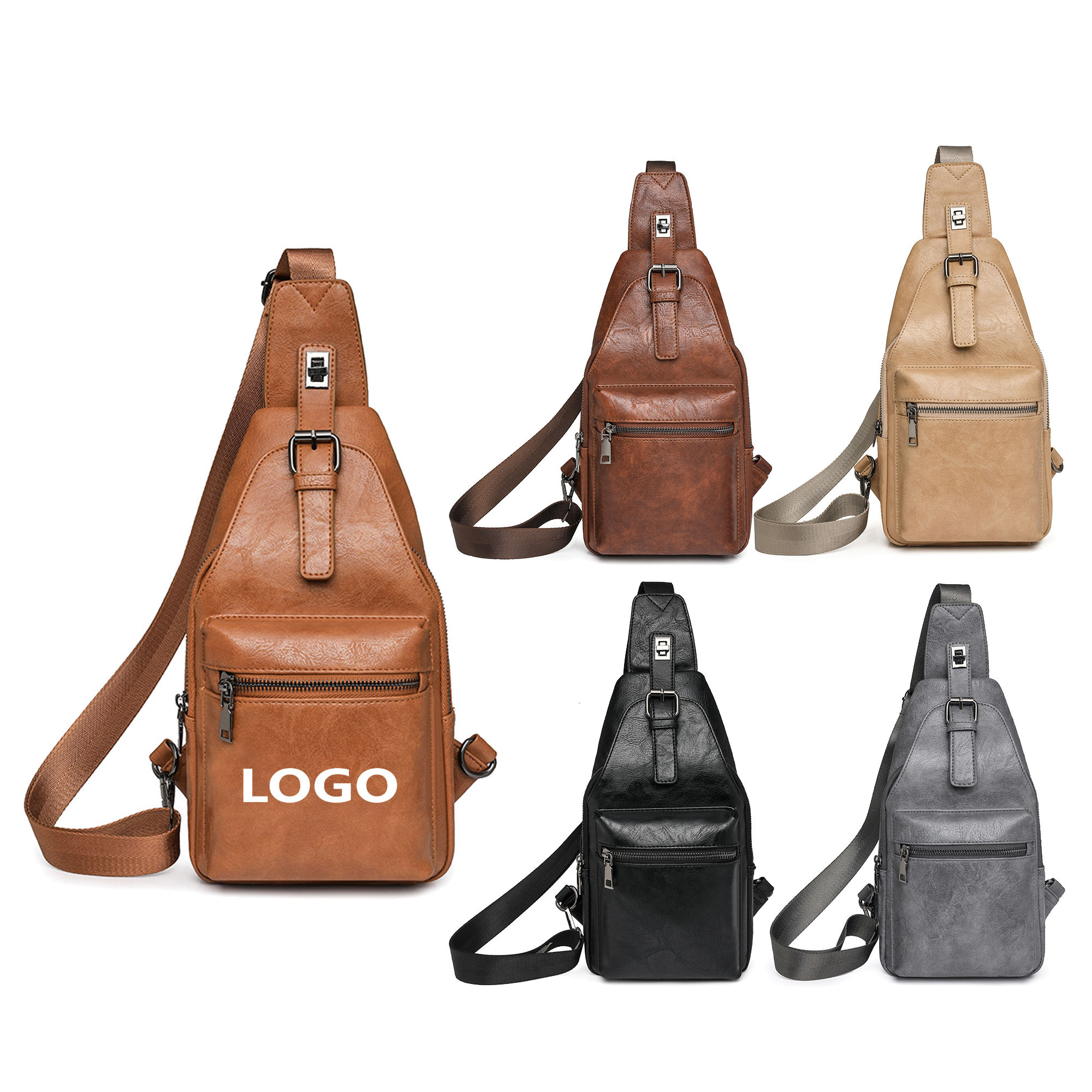 PU Leather Crossbody Sling Bag 5