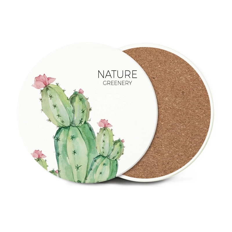 Custom Drink Coasters with Cork Base 3