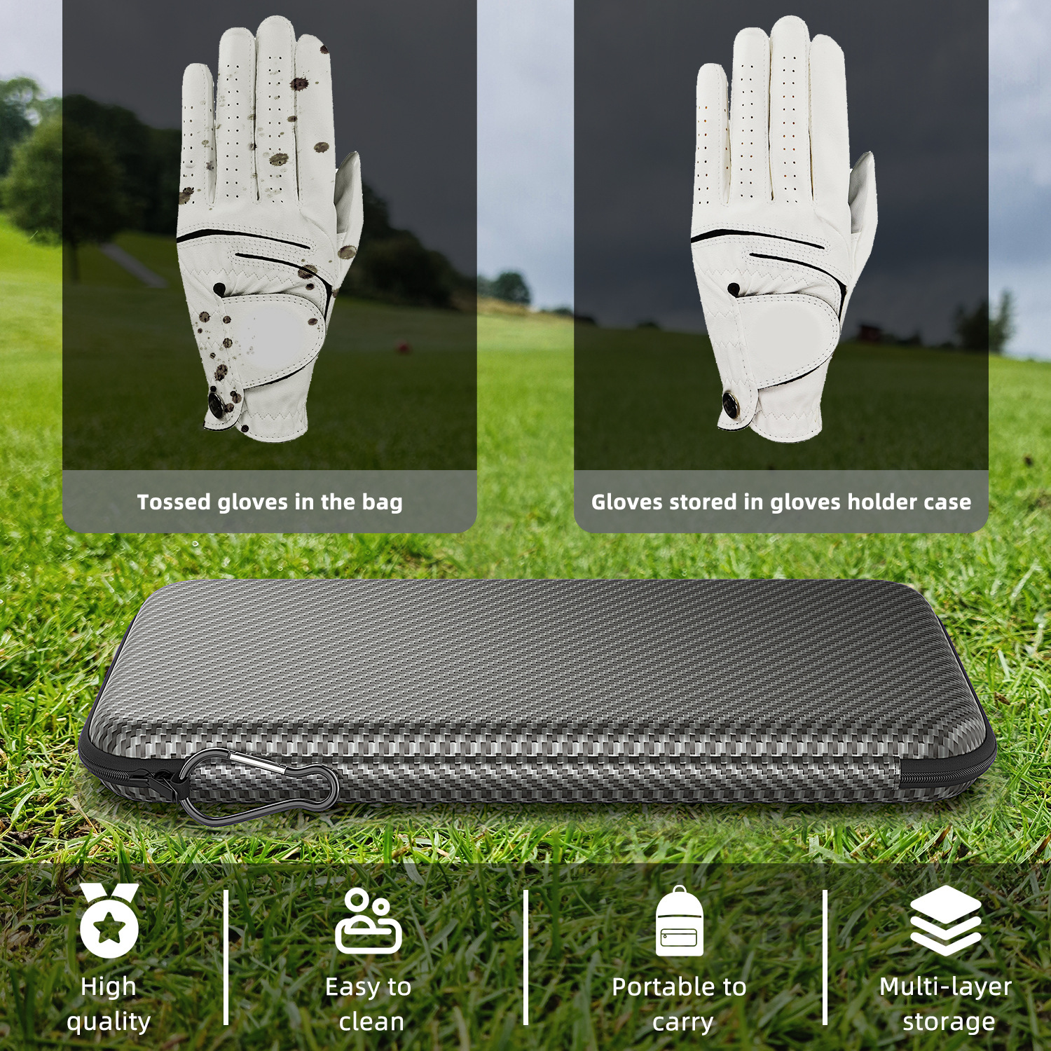 Golf Glove Holder Case 13