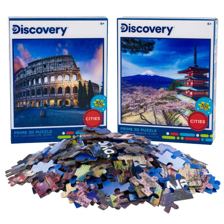 The Colosseum/Mount Fuji 300-Piece Puzzle - Assorted 2