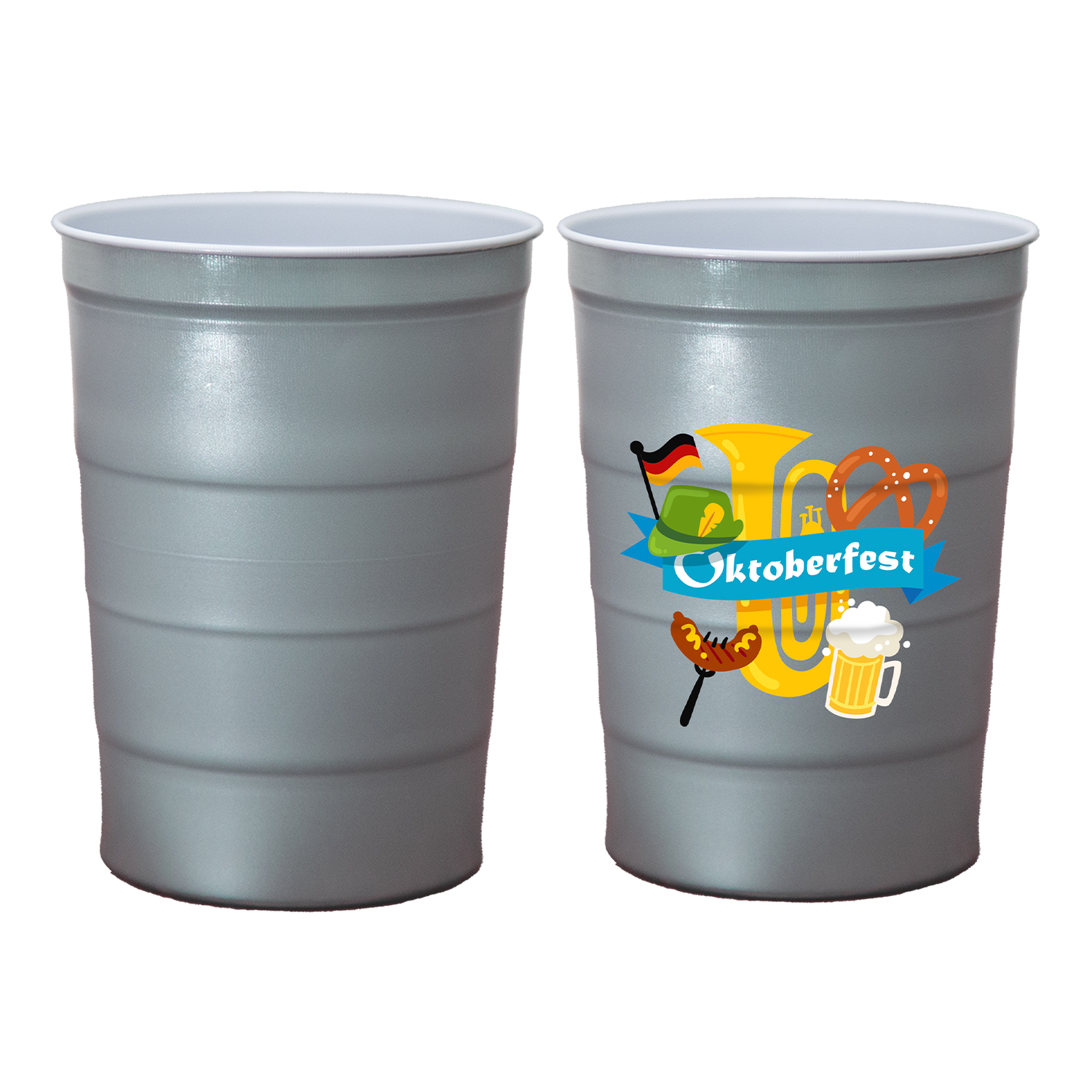 Digital Steel Party Cup, 16 oz. 5