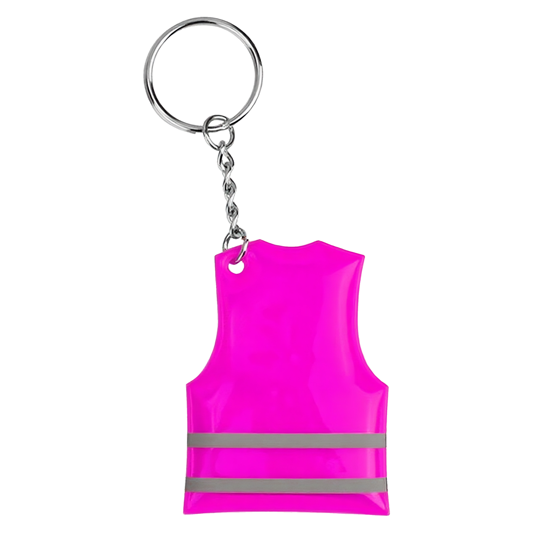 PVC Reflect Safety Vest Key Chain 6