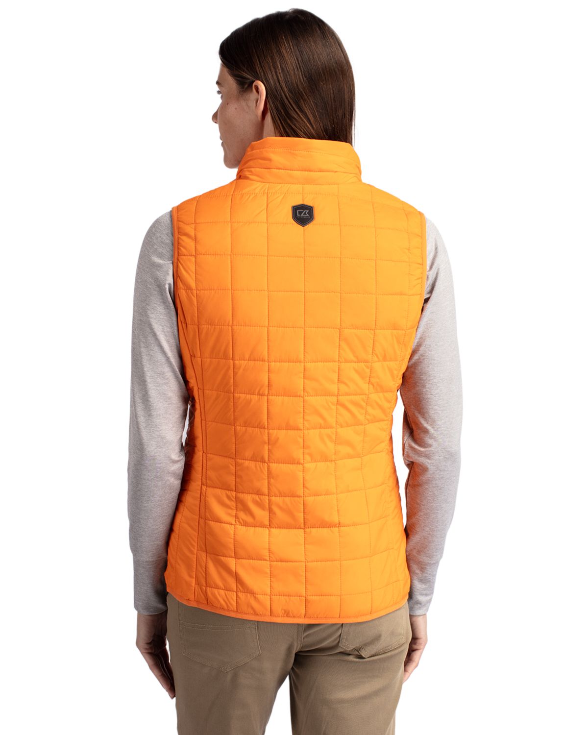 Cutter & Buck Rainier Recycled Insulated Puffer Womens Full Zip Vest 102