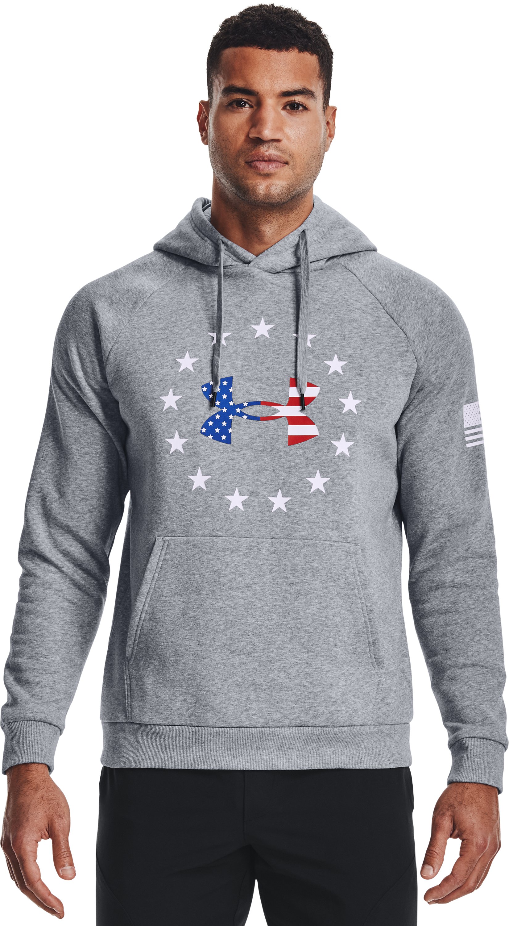 Men's UA Freedom Fleece Hoodie, custom hoodie or sweatshirt with logo imprint 4