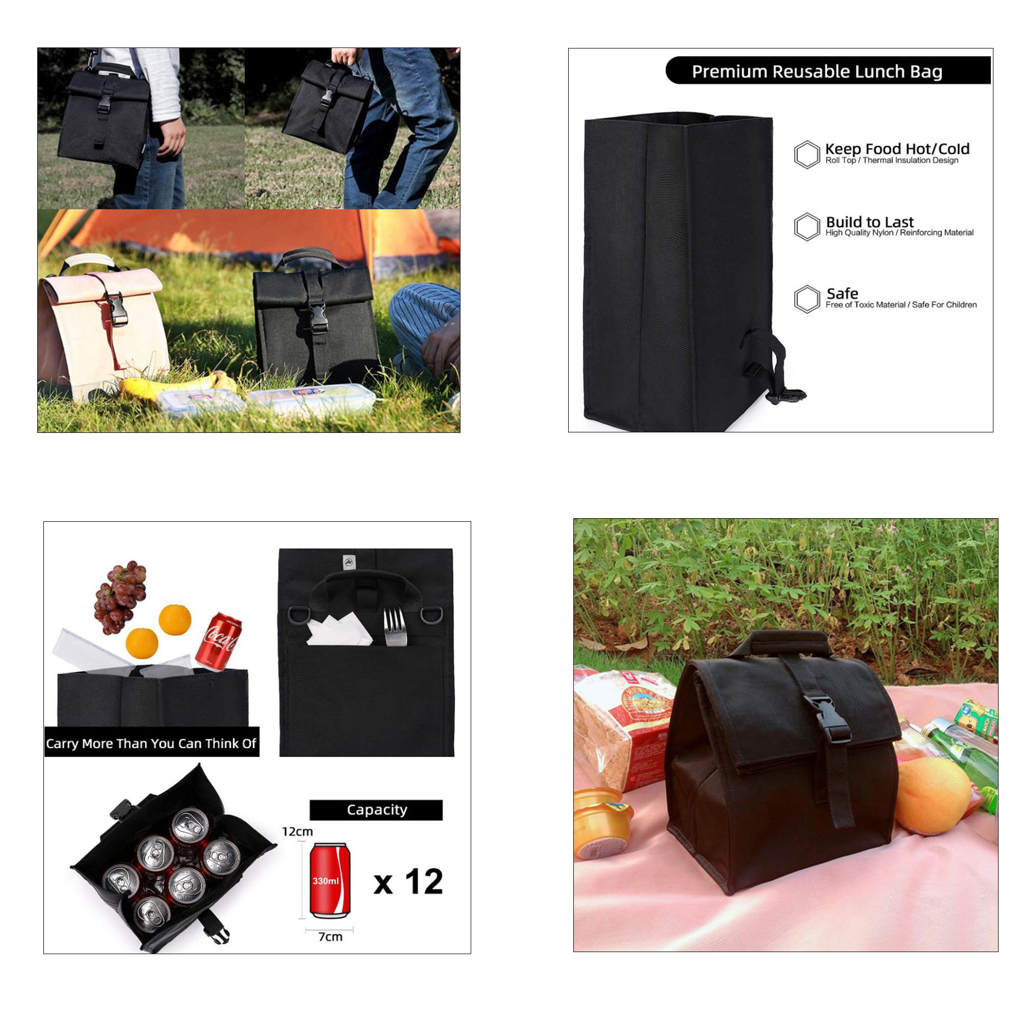 Insulated Foldable Lunch Bag 4