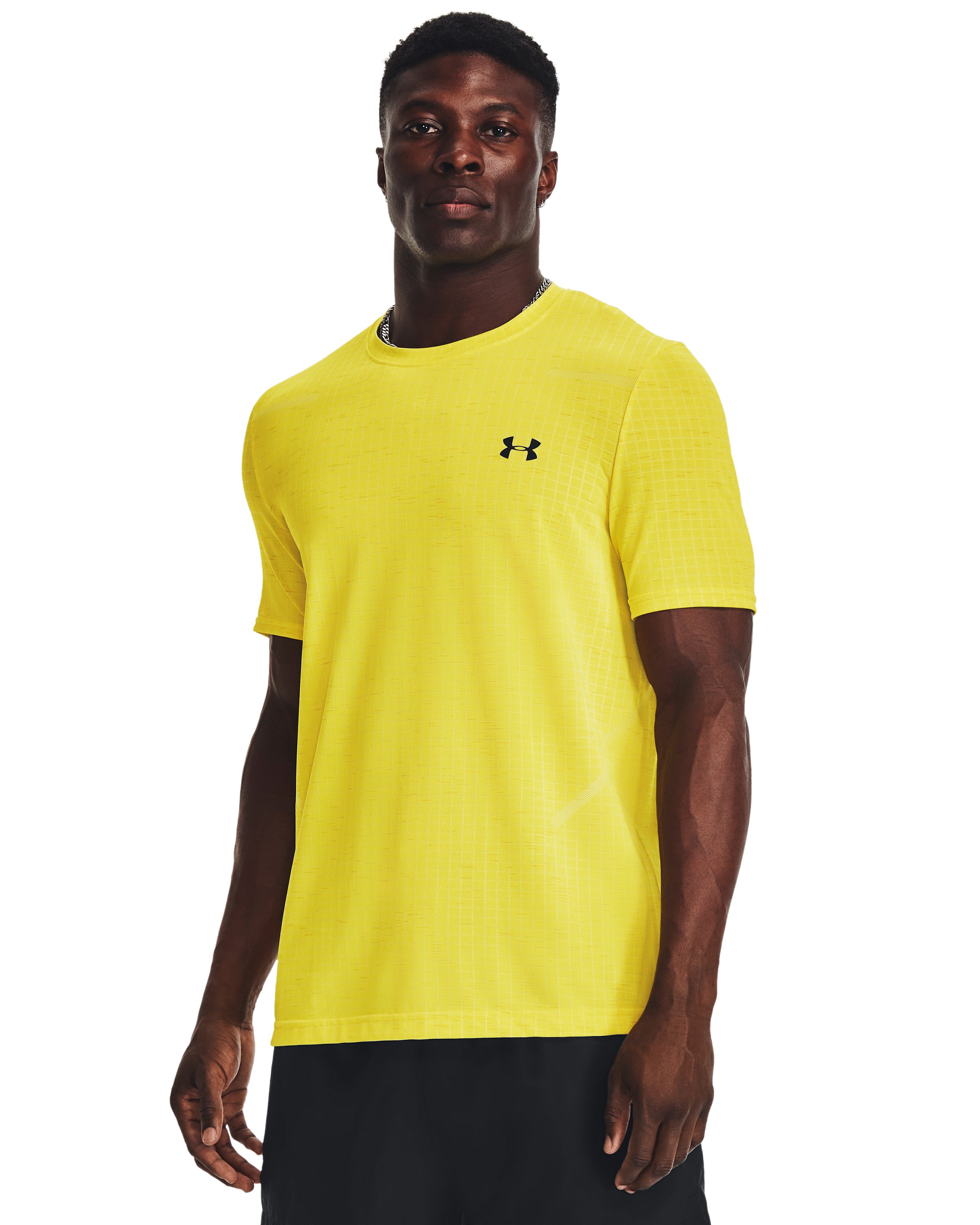 UA Seamless Grid Men's Short Sleeve 10